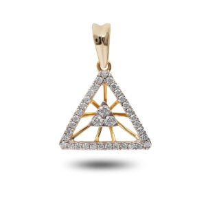 Yellow Gold Triangle Pendant