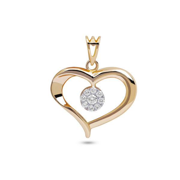 Yellow Gold Heart Pendant