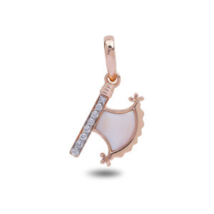 Pink Gold Mother of Pearl Pendant