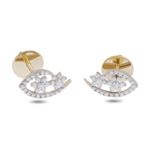 Yellow Gold Designer Earring