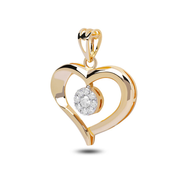 Yellow Gold Heart Pendant