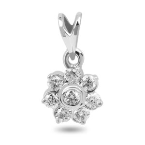 White Gold Star Pendant