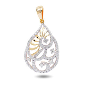 Yellow Gold Designer Pendant