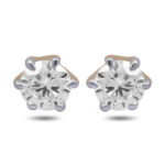 Yellow Gold Single Diamond Earring