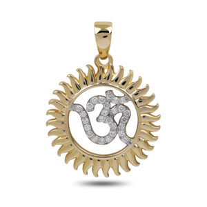 Yellow Gold OM Pendant